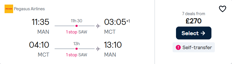 cheap flights to Oman