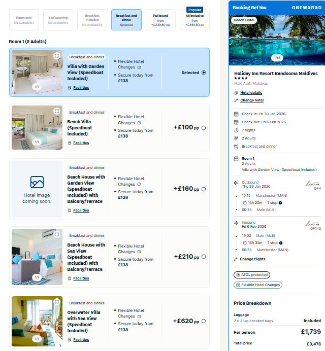 holidays in Maldives