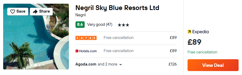Negril Sky Blue Resorts Ltd