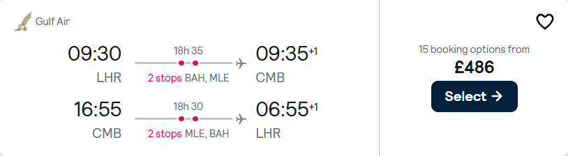 cheap flights to Sri Lanka
