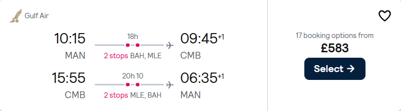 cheap flights to Sri Lanka