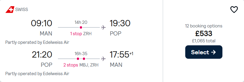 cheap flights to Dominican