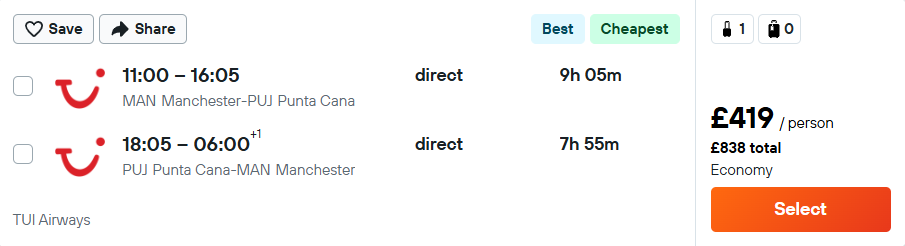 cheap flights to Dominican