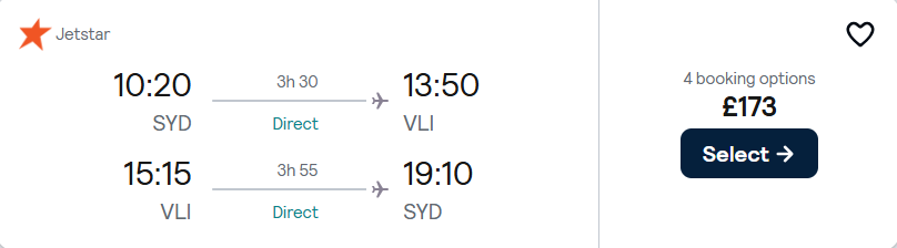 cheap flights to Vanuatu