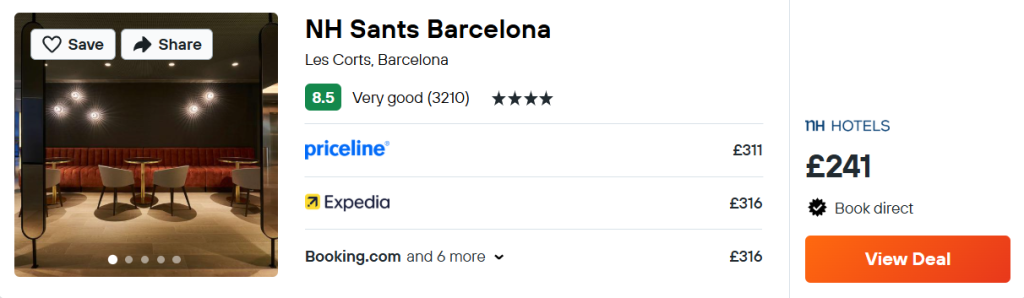 NH Sants Barcelona