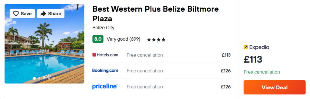 Best Western Plus Belize Biltmore Plaza