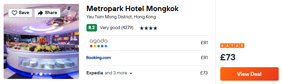 Metropark Hotel Mongkok