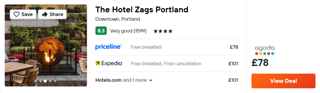 The Hotel Zags Portland