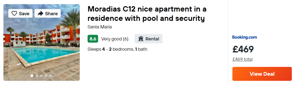 Moradias C12 nice apartment in a residence with pool and security