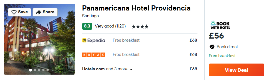 Panamericana Hotel Providencia