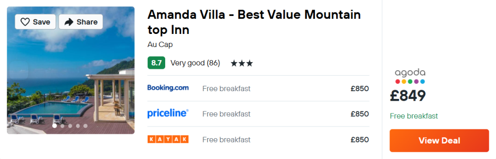 Amanda Villa - Best Value Mountain top Inn