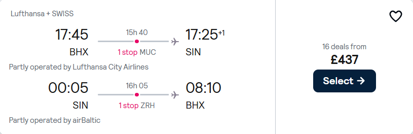 cheap flights to Singapore