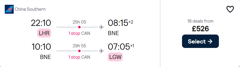 cheap flights to Australia