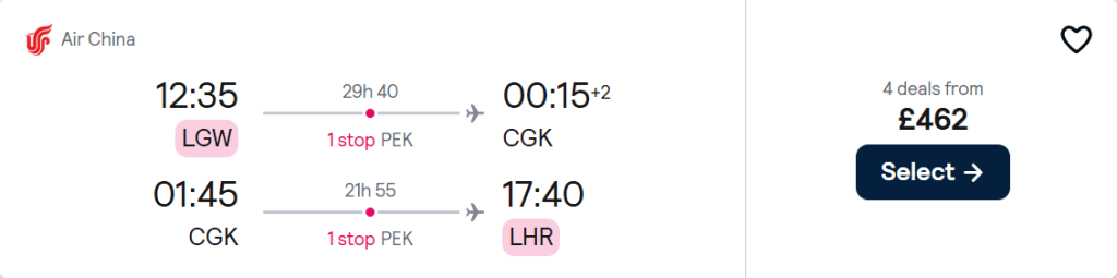 cheap flights to Indonesia