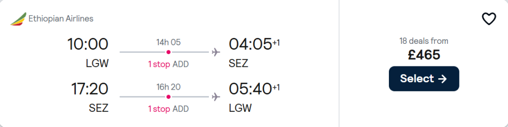 cheap flights to Seychelles