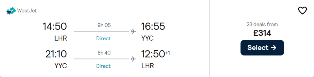 cheap flights to Canada