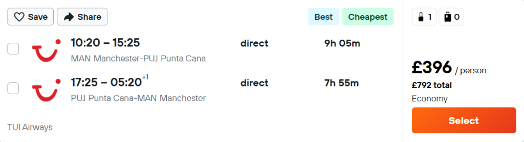 cheap flights to Dominican