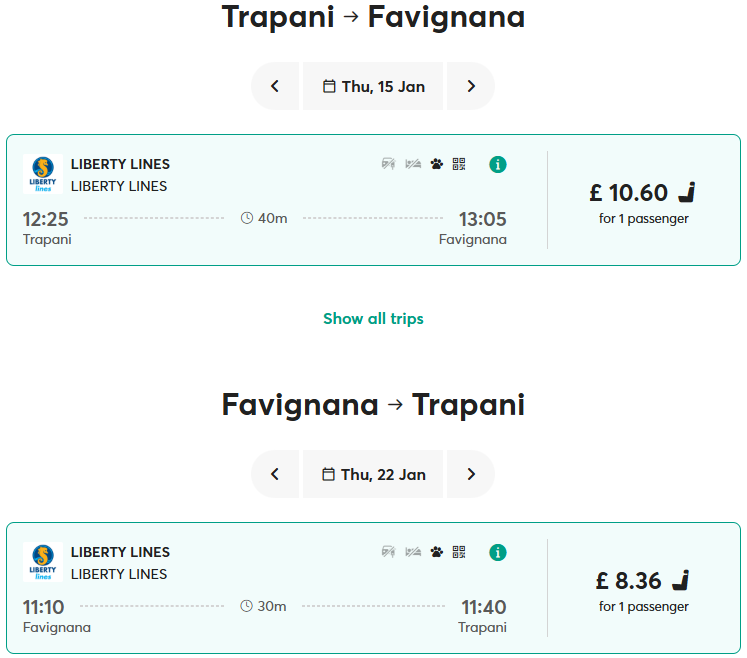 cheap ferry