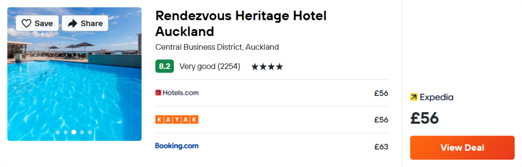 Rendezvous Heritage Hotel Auckland