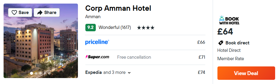 Corp Amman Hotel