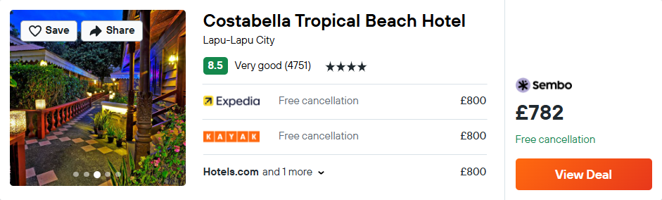 Costabella Tropical Beach Hotel