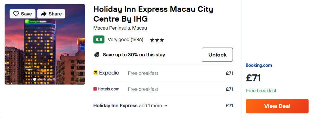 Holiday Inn Express Macau City Centre By IHG