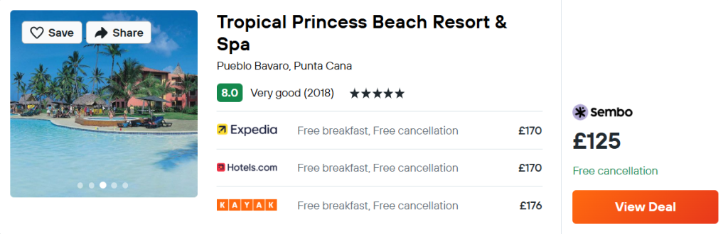 Tropical Princess Beach Resort & Spa