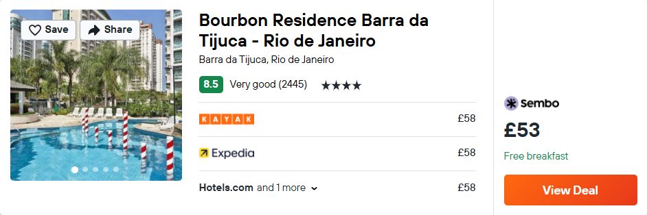 Bourbon Residence Barra da Tijuca