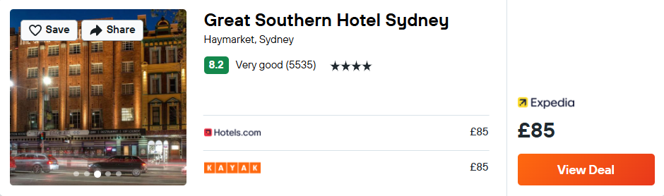 Great Southern Hotel Sydney