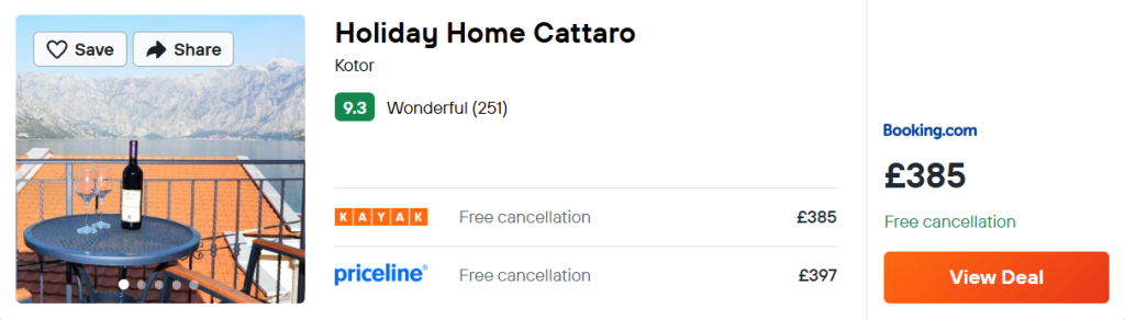 Holiday Home Cattaro