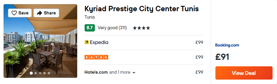 Kyriad Prestige City Center Tunis