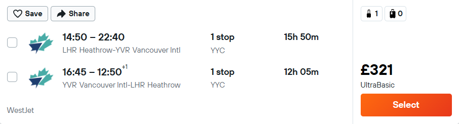 cheap flights to Canada