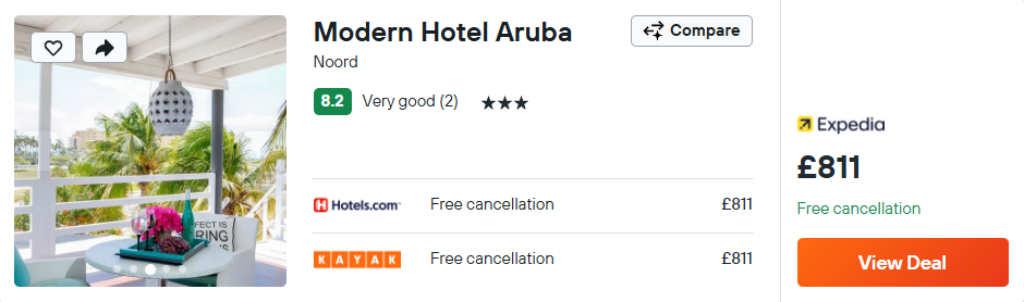 Modern Hotel Aruba
