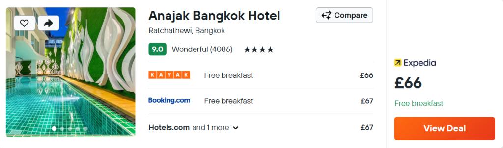 Anajak Bangkok Hotel