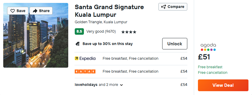 Santa Grand Signature Kuala Lumpur