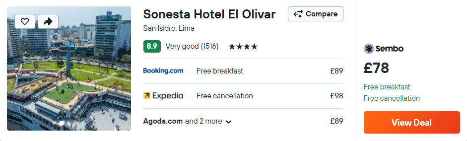 Sonesta Hotel El Olivar