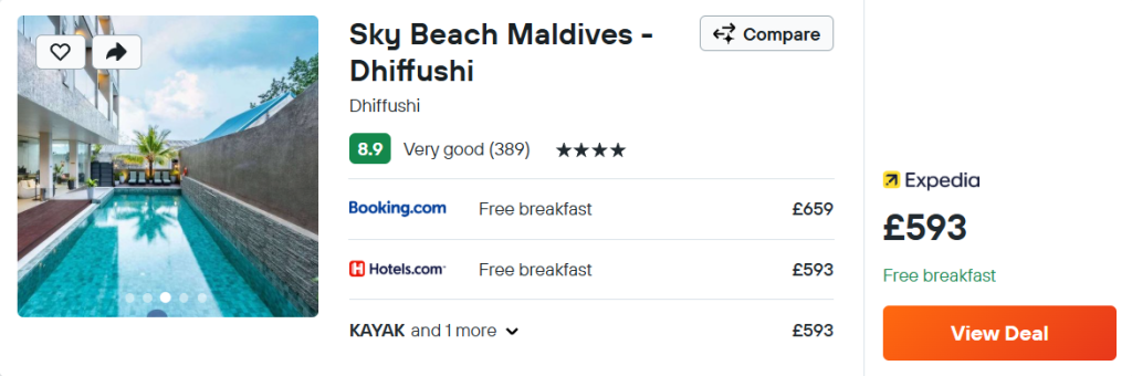 Sky Beach Maldives - Dhiffushi