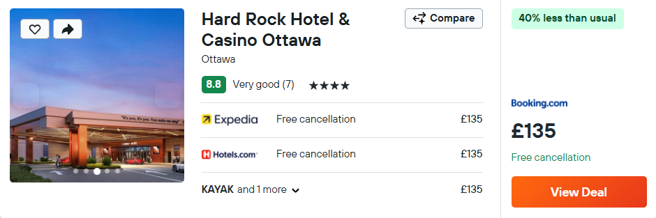 Hard Rock Hotel & Casino Ottawa