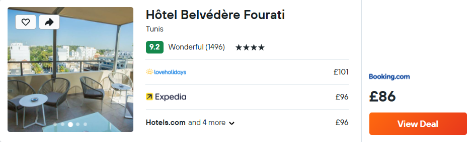 Hôtel Belvédère Fourati