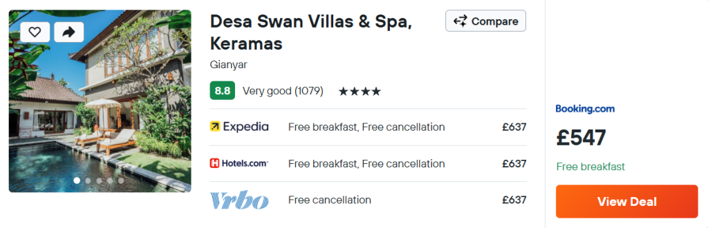 Desa Swan Villas & Spa, Keramas