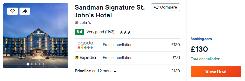 Sandman Signature St. John's Hotel