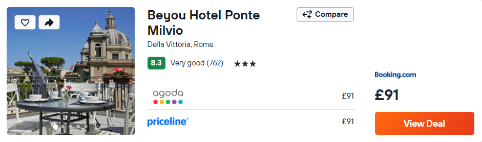 Beyou Hotel Ponte Milvio