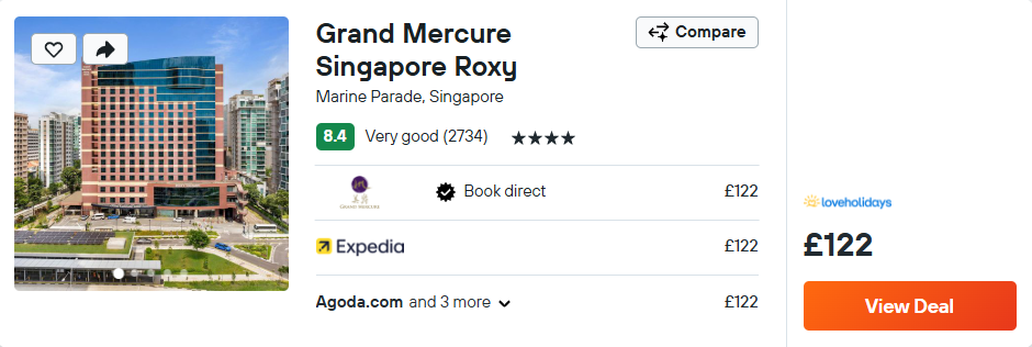 Grand Mercure Singapore Roxy